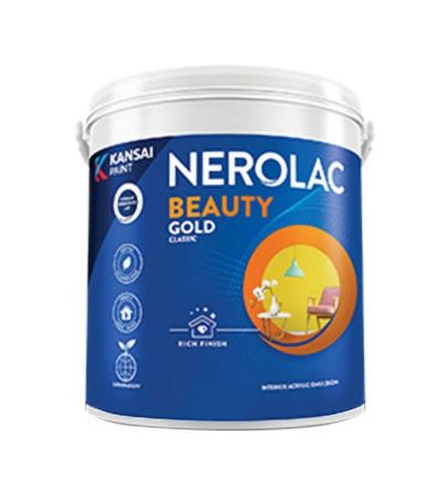 nerolac Beauty Gold Premium Emulsion 20ltr White White Emulsion Wall Paint (20 L)