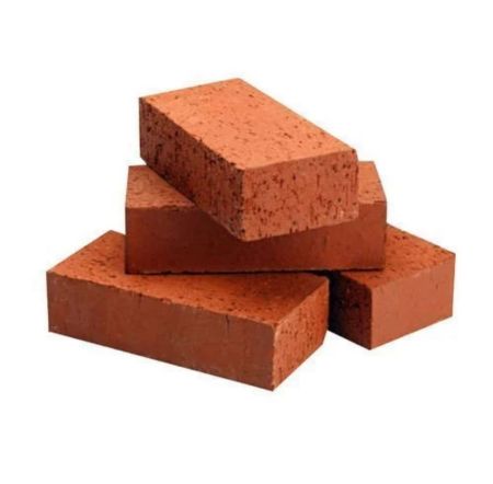 Clay rectangle red bricks