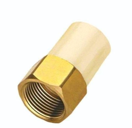 Femal adaptor with brass soc